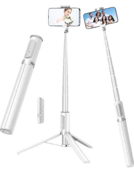 Your Travel Essential: TONEOF 67" Cell Phone Selfie Stick Tripod